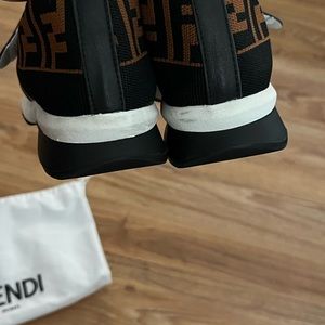 Fendi love sneakers worn once in photo shoot indoors basically new
